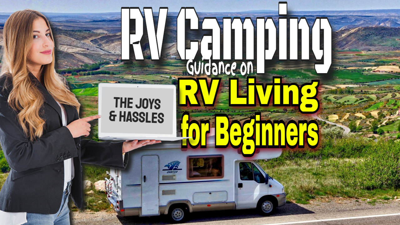 RVing - Image text: "RV Camping for Beginners".