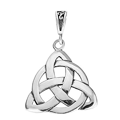 STERLING SILVER WICCAN TRIQUETRA PENDANT