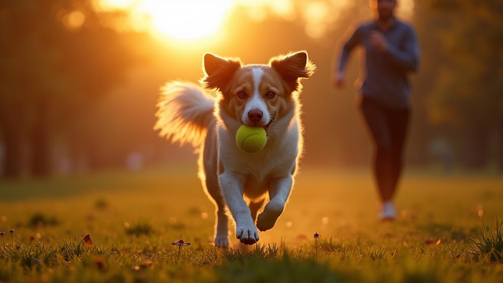 regular dog exercise routine