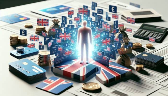 Understanding the Benefits of Debt Consolidation: UK Guide | DCL Understanding the Benefits of Debt Consolidation: A visual representation of a person consolidating various debts into a single glowing loan document, symbolising financial relief in the UK.