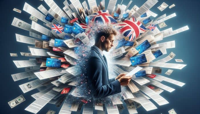 How to Structure a Custom Consolidation Plan: UK Edition | DCL How to Structure a Custom Consolidation Plan: Person in the UK consolidating multiple bills and credit cards into one manageable loan, symbolising a clear path forward.