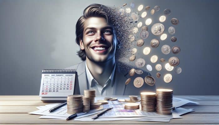 Debt Consolidation and Credit Utilisation Hacks: UK Strategies | DCL A smiling UK resident with consolidated bills, symbolizing financial relief and improved credit score.